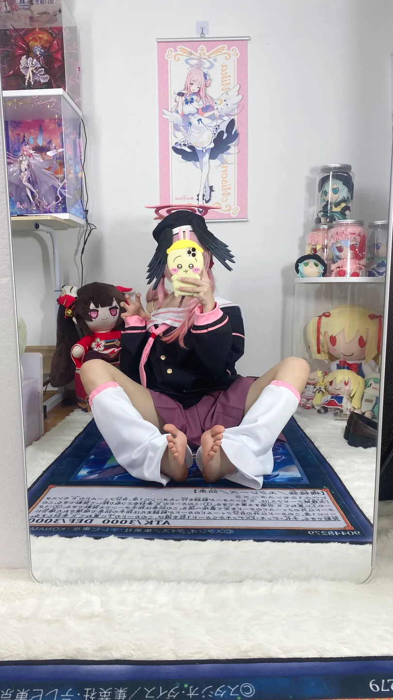 白栎Shirly - 蔚蓝档案·下江小春 [35P,7V-655MB] tg@simisebaisi 【丝足阁】008.webp